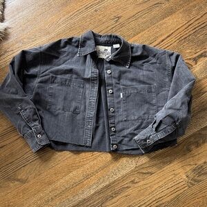Y2K cropped Levi’s Silver Tab shirt